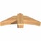 Ekena Millwork Bellingham Timber Gable Bracket, Western Red Cedar, 36"W x 12"H x 5 1/2"D x 5 1/2"F, 8/12 Pitch GBW036X12X0606BEL00SWR - alternate 2